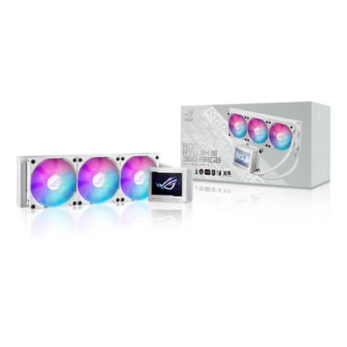 Asus ROG Ryujin III 360 ARGB 360mm CPU Liquid Cooler (White)